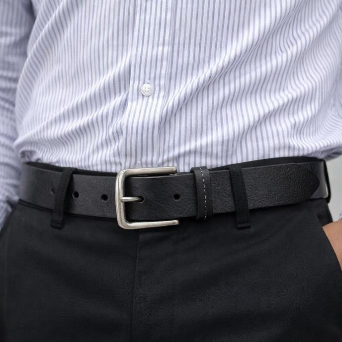 totes® Mens Jean Belt Black